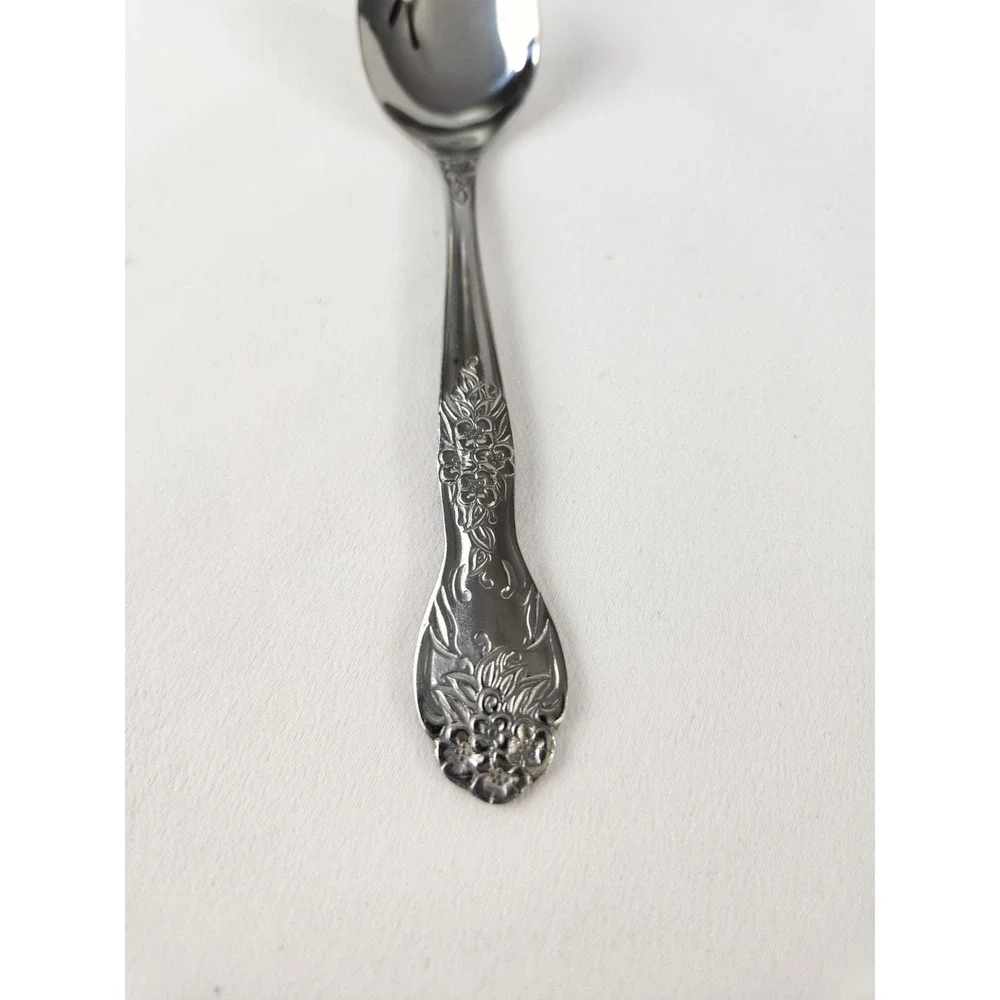 Rogers Stainless Steel Love Joy Pattern Flatware 10 Piece Lot Spoons Forks Repla